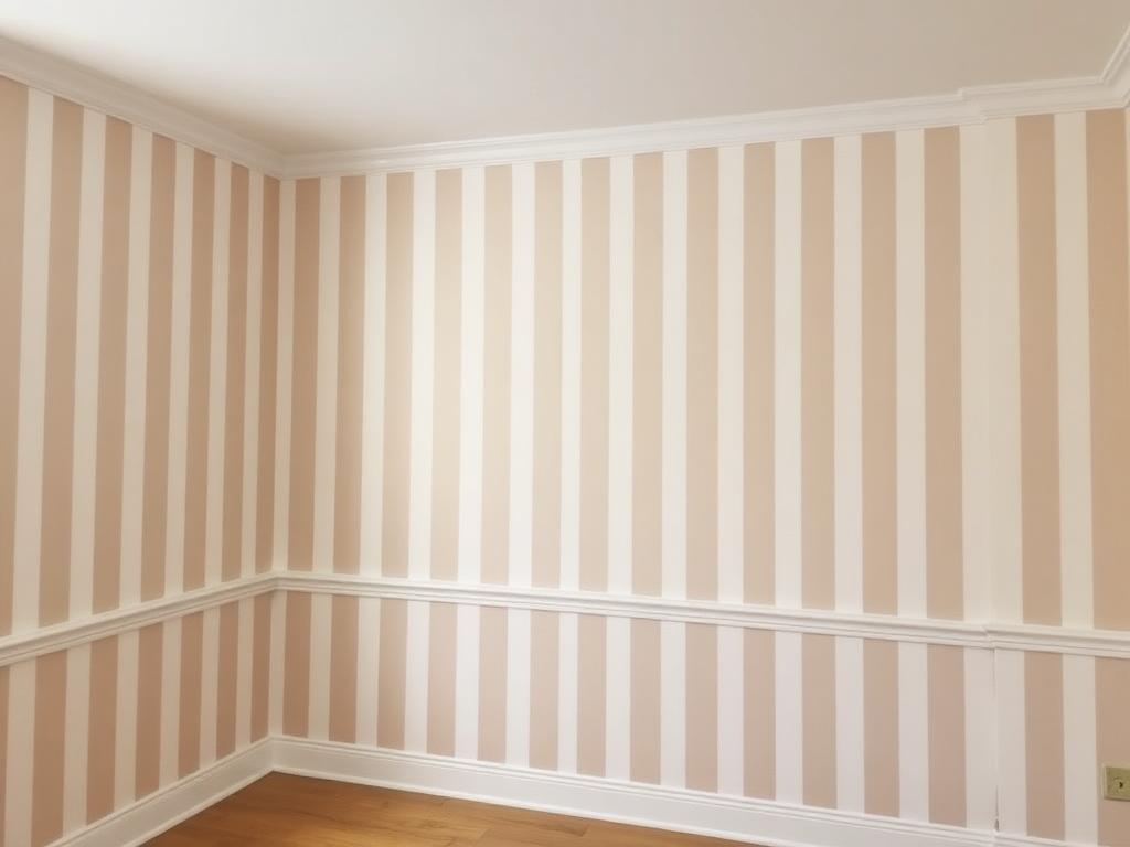 Classic Striped Dining Room
